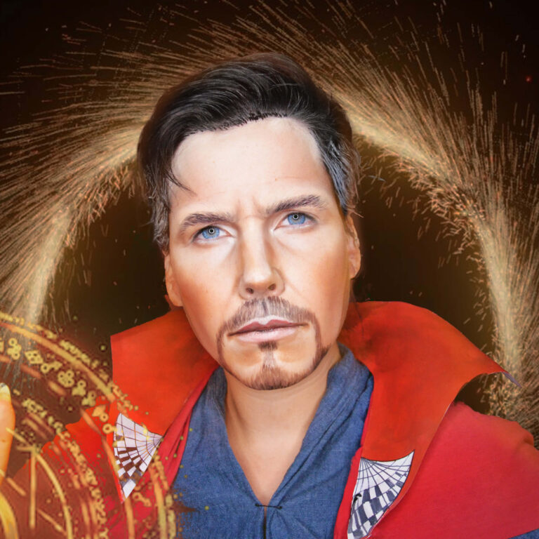 Dr. Strange makeup - Diana Vitikačová